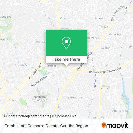 Tomba Lata Cachorro Quente map