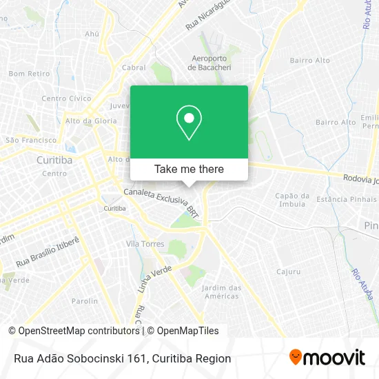 Rua Adão Sobocinski 161 map
