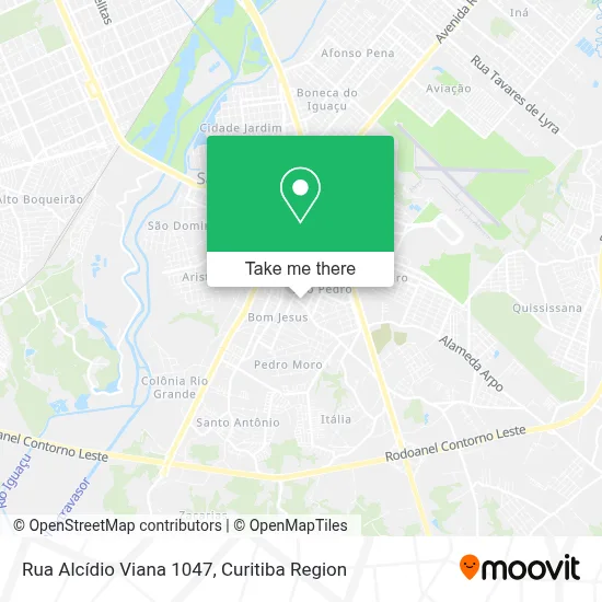 Rua Alcídio Viana 1047 map