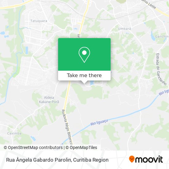 Rua Ângela Gabardo Parolin map