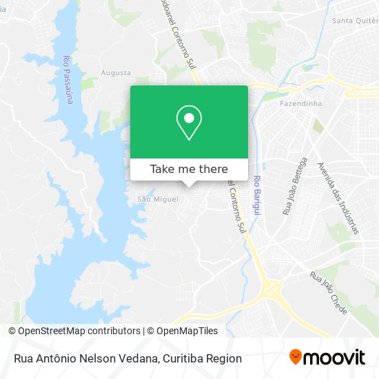 Rua Antônio Nelson Vedana map