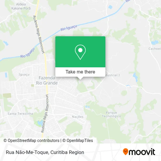 Rua Não-Me-Toque map