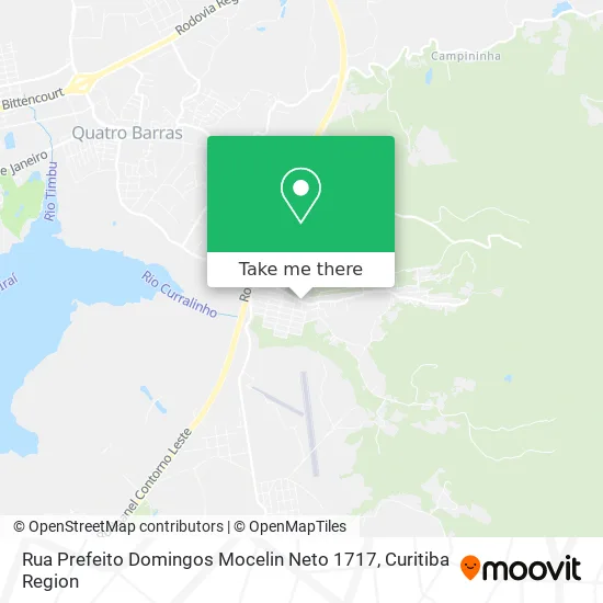 Rua Prefeito Domingos Mocelin Neto 1717 map