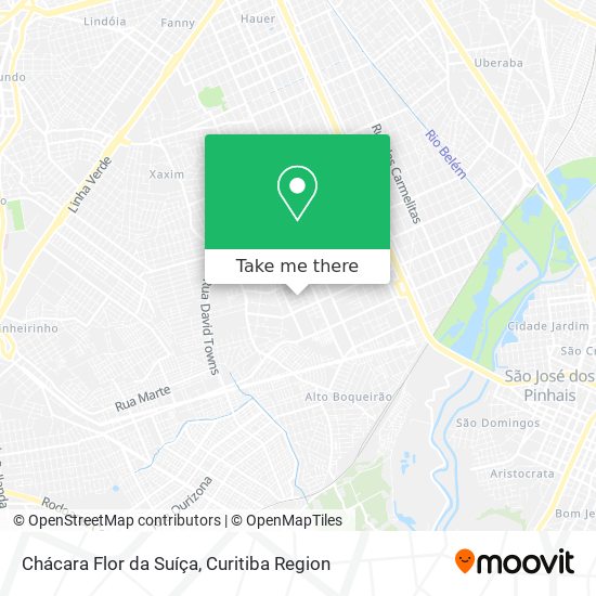 Chácara Flor da Suíça map