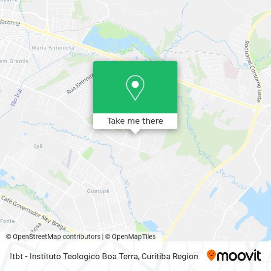 Itbt - Instituto Teologico Boa Terra map