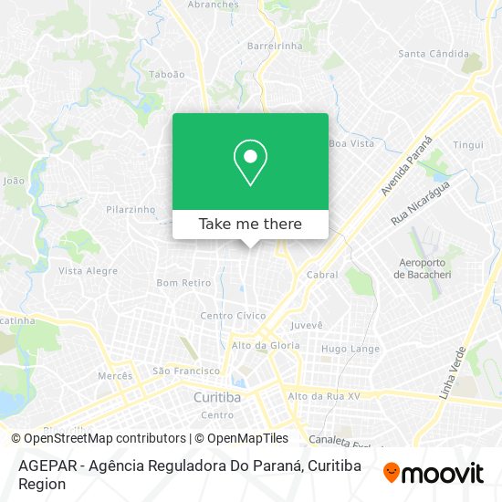 AGEPAR - Agência Reguladora Do Paraná map