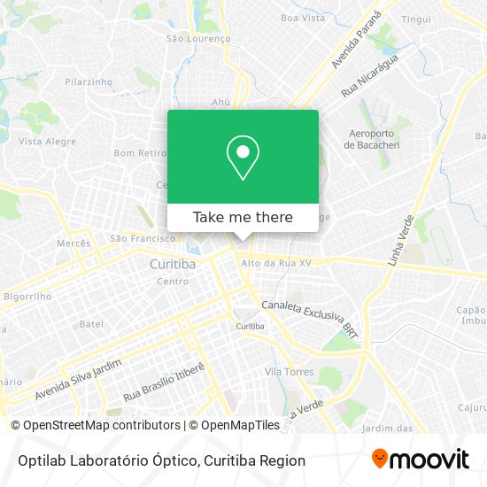 Optilab Laboratório Óptico map
