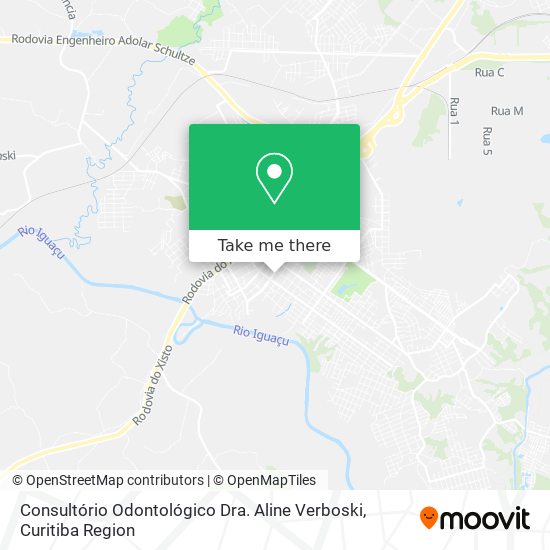 Consultório Odontológico Dra. Aline Verboski map