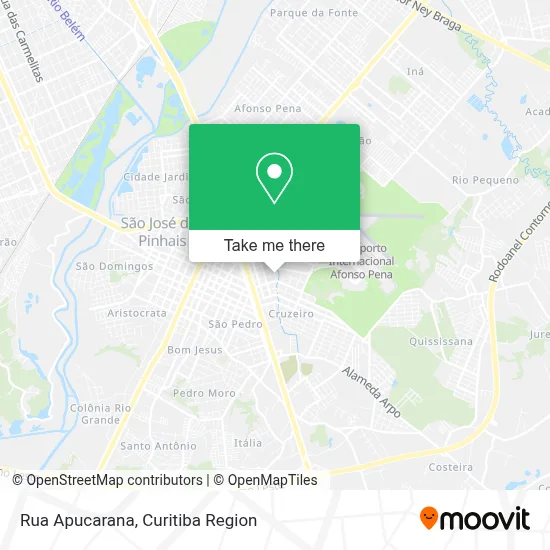 Rua Apucarana map