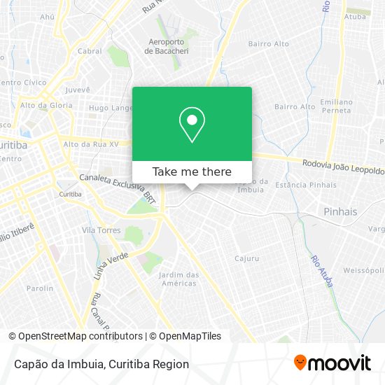 Capão da Imbuia map