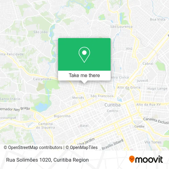 Rua Solimões 1020 map