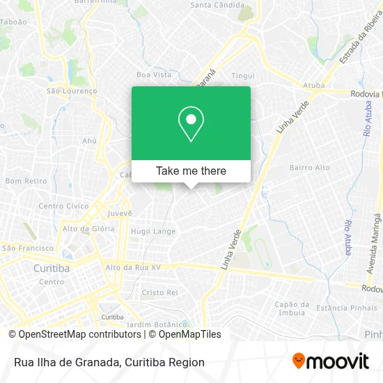 Rua Ilha de Granada map