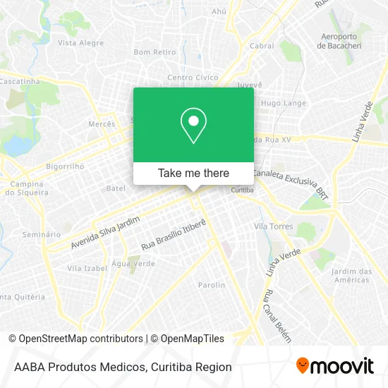 AABA Produtos Medicos map