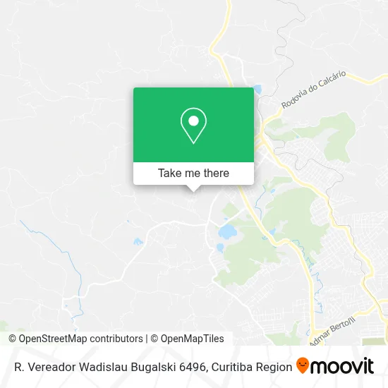 R. Vereador Wadislau Bugalski 6496 map