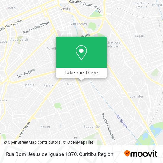 Rua Bom Jesus de Iguape 1370 map