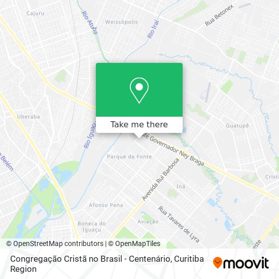 Congregação Cristã no Brasil - Centenário map