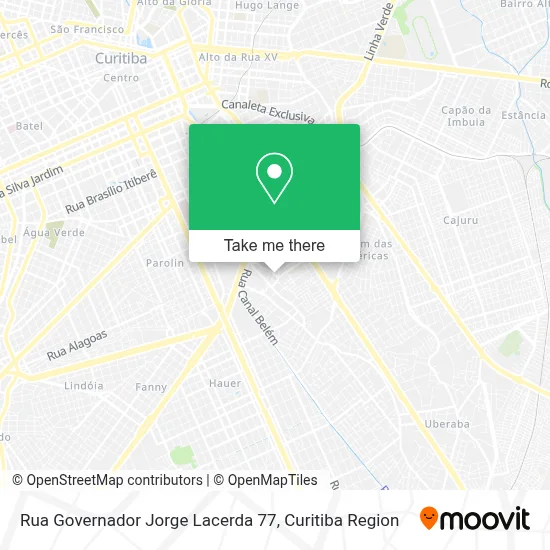 Rua Governador Jorge Lacerda 77 map