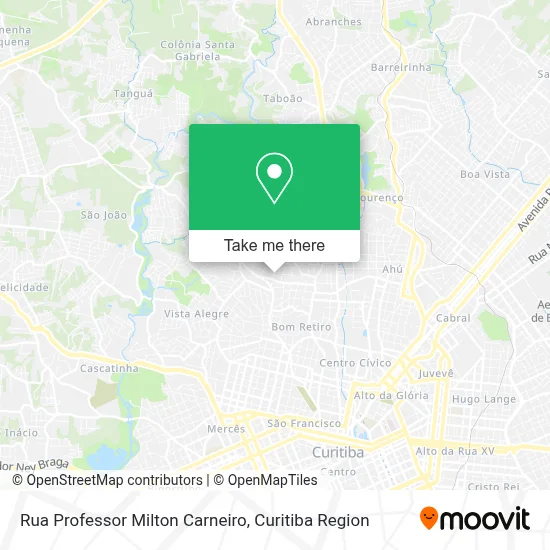 Rua Professor Milton Carneiro map