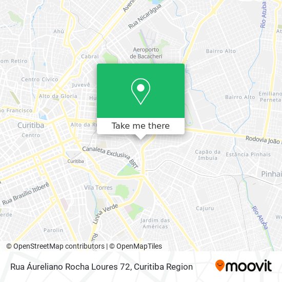 Rua Áureliano Rocha Loures 72 map