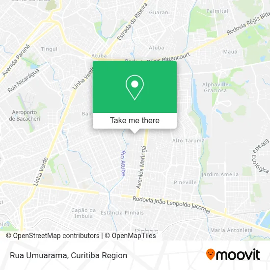 Rua Umuarama map