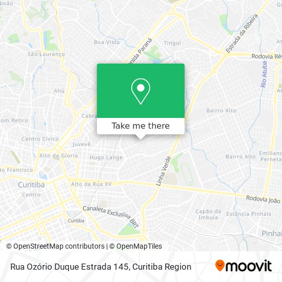 Rua Ozório Duque Estrada 145 map