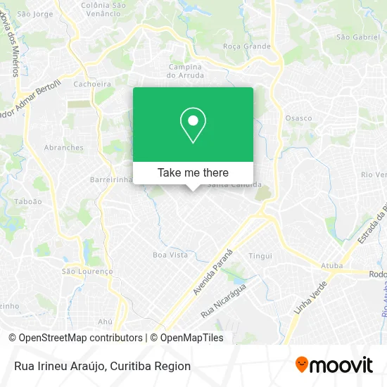 Rua Irineu Araújo map