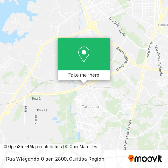 Rua Wiegando Olsen 2800 map