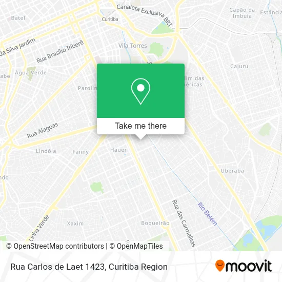 Rua Carlos de Laet 1423 map