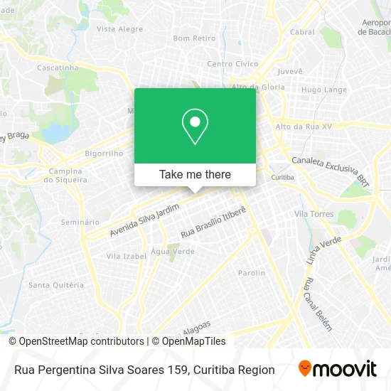 Rua Pergentina Silva Soares 159 map