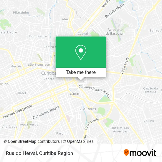 Rua do Herval map