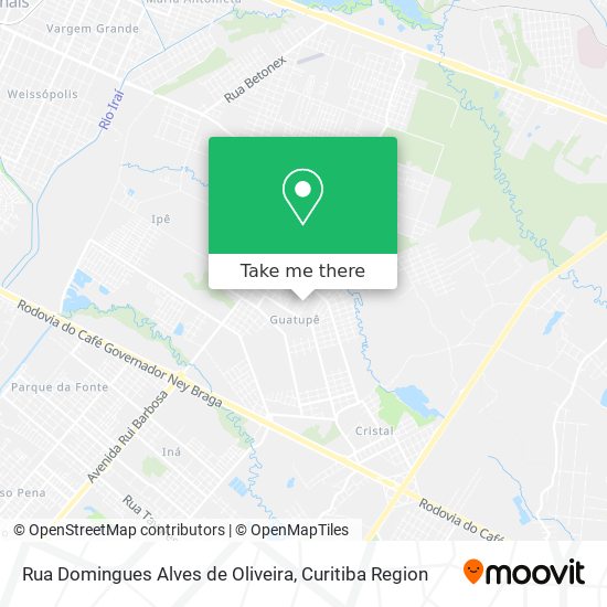 Rua Domingues Alves de Oliveira map