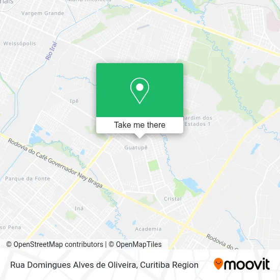Rua Domingues Alves de Oliveira map