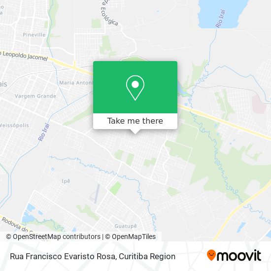 Rua Francisco Evaristo Rosa map