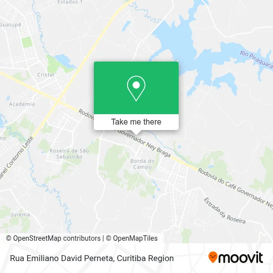 Rua Emiliano David Perneta map
