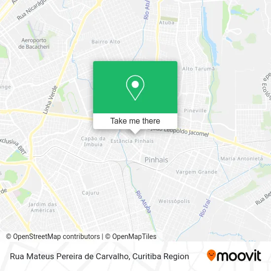 Rua Mateus Pereira de Carvalho map