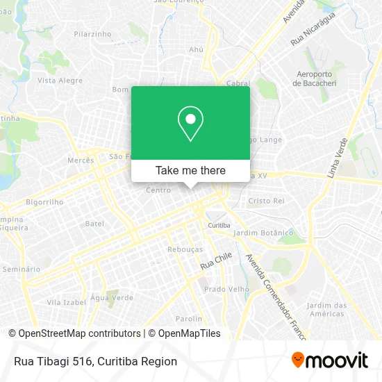 Rua Tibagi 516 map