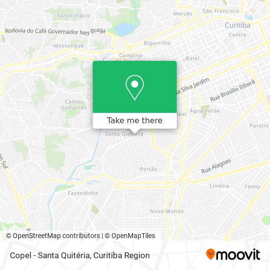 Copel - Santa Quitéria map