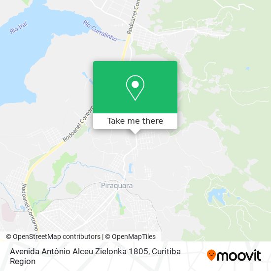 Avenida Antônio Alceu Zielonka 1805 map
