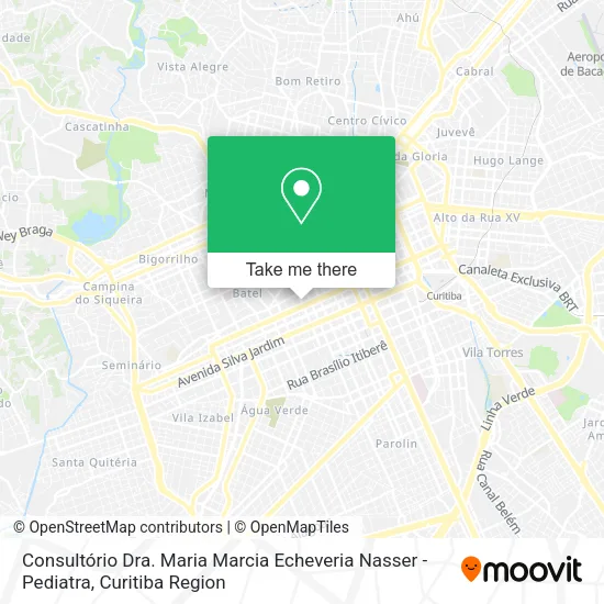 Consultório Dra. Maria Marcia Echeveria Nasser - Pediatra map