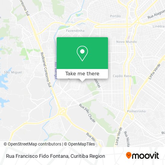 Rua Francisco Fido Fontana map