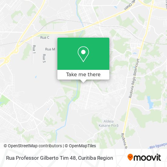 Rua Professor Gilberto Tim 48 map