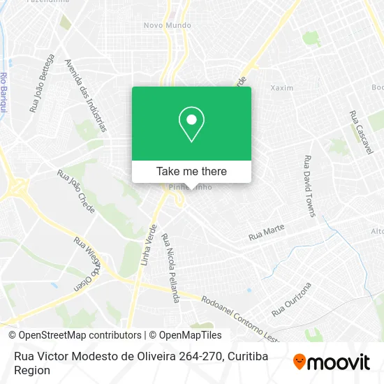 Rua Victor Modesto de Oliveira 264-270 map