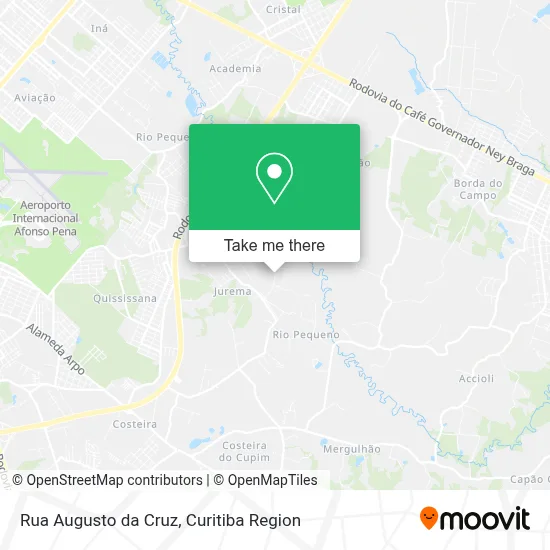 Rua Augusto da Cruz map