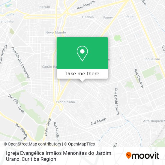 Igreja Evangélica Irmãos Menonitas do Jardim Urano map