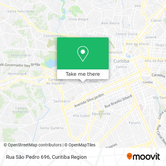 Rua São Pedro 696 map