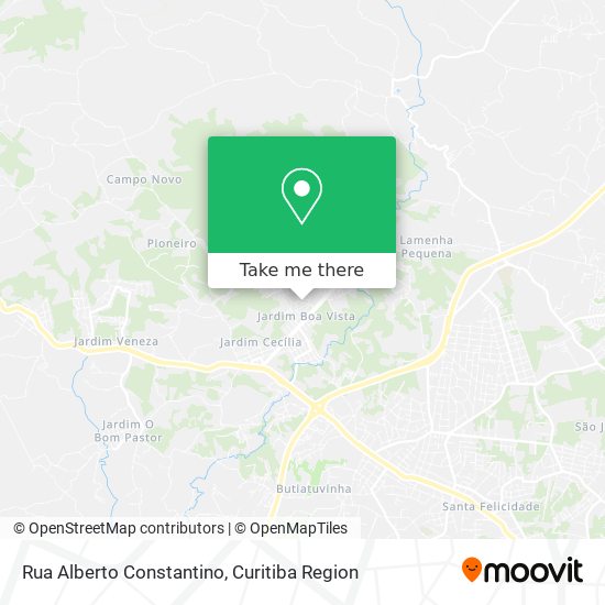 Rua Alberto Constantino map