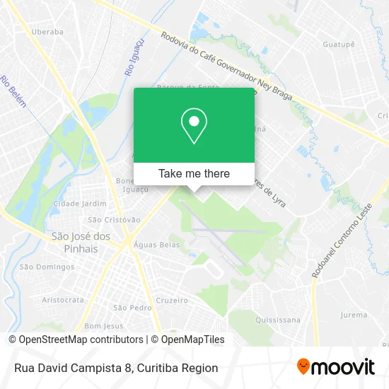 Rua David Campista 8 map