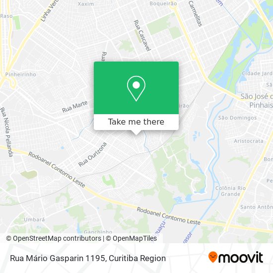 Rua Mário Gasparin 1195 map