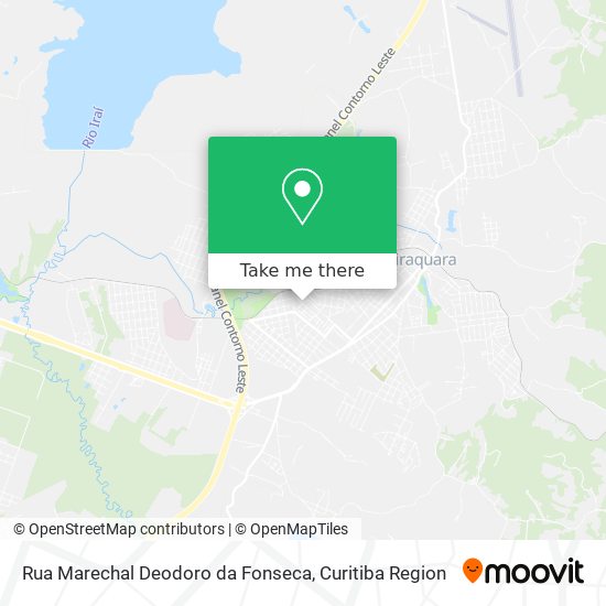 Rua Marechal Deodoro da Fonseca map