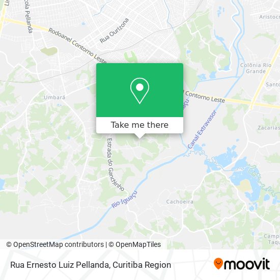 Mapa Rua Ernesto Luiz Pellanda